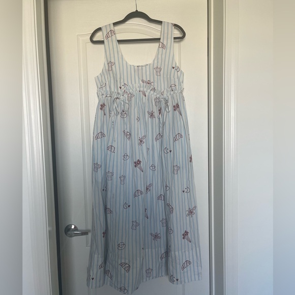 Anthropologie Duende Studio Cotton Nap Midi Dress - Picture 4 of 11